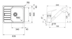 Franke Sets - SET N77, Edestahlspüle SKN 611-63 Mit Armatur FC 9547.031, Edelstahl/Chrom 101.0618.838 -Geschäft Für Küchenarmaturen 9aa7a5fbb4ecd1855540ffd8