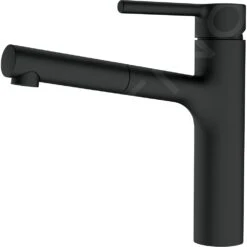 Franke Centro - Spültischarmatur FP 0098.901 Mit Ausziehbarem Endstück, Schwarz Matt 115.0621.592