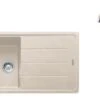 Franke Sets - SET G174, Fragranitspüle BFG 611 Mit Armatur FP 9000.082, Sahara/Sahara 114.0619.596