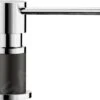 Blanco Accessoires - Spülmittelspender Lato, Schwarz/Chrom 526177
