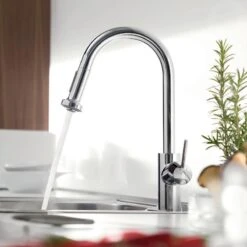 Hansgrohe Talis M52 - Spültischarmatur M5216-H220 Mit Ausziehbarer Geschirrbrause, Vorfenstermontage, SBOX, Verchromt 73863000 -Geschäft Für Küchenarmaturen b8670b24cc7dd850cc790820