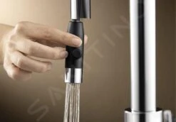 Blanco Carena S - Küchenarmatur, Mit Ausziehbarer Brause, Tartufo/Chrom 521376 -Geschäft Für Küchenarmaturen c17c12686d0ba709acc14b08