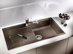 Blanco Tivo S - Küchenarmatur, Mit Ausziehbarer Brause, Kaffee/Chrom 517618 -Geschäft Für Küchenarmaturen c6acd1edc4efa09ef37f2384