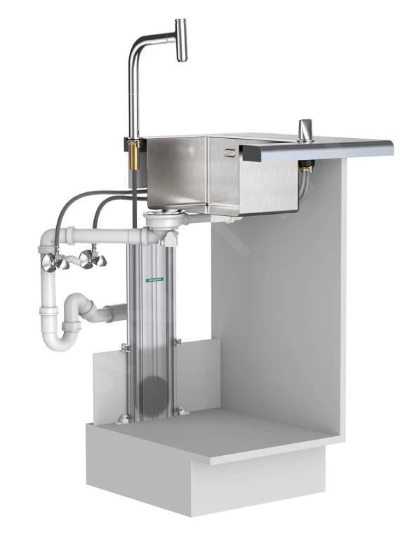 Hansgrohe Abwäschen - Küchenset - Spültisch + Spültischarmatur C71-F655-04 Select, Edelstahl 43210800 5 Hansgrohe Abwäschen - Küchenset - Spültisch + Spültischarmatur C71-F655-04 Select, Edelstahl 43210800 – Bild 5