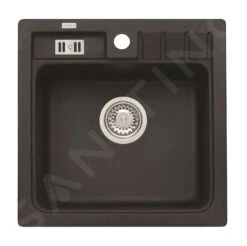 Alveus Niagara - Granit-Spüle 465x465 Mm, Carbon 1089484