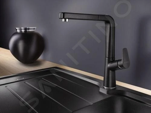 Blanco Avona S - Küchenarmatur, Mit Ausziehbarem Anschluss, Schwarz 526170 4 Blanco Avona S - Küchenarmatur, Mit Ausziehbarem Anschluss, Schwarz 526170 – Bild 4