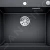 Blanco Pleon 6 - Silgranitspüle, 615x510 Mm, Mit Ablaufsystembedienung, Schwarz 525954