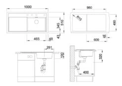 Blanco Zenar XL 6 - Silgranitspüle, 1000x510 Mm, Mit Ablaufsystembedienung, InFino, Soft Weiß 527187 -Geschäft Für Küchenarmaturen cfb8823df316faa6df71fad8