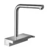 Hansgrohe M81 - Spültischarmatur Aquno Select, Mit Ausziehbarem Auslauf Und Flachem Brausestrahl, Verchromt 73836000