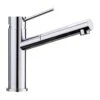 Blanco Alta S - Spültischarmatur Mit Ausziehbarer Brause, Vorfenstermontage, Chrom 518413