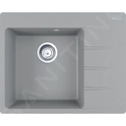 Franke Sets - Set G214, Fragranit Spülbecken CNG 611-62 TL/2 Und Küchenarmatur FP 0408.031, Felsgrau/Chrom 114.0650.763 -Geschäft Für Küchenarmaturen d1d3a14449491a3b0b6a23d4