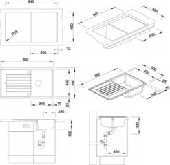 Blanco Zia 45 - Silgranitspüle, 860x500 Mm, Aluminium 516739 -Geschäft Für Küchenarmaturen d29f11ac1e6e0349727107bc