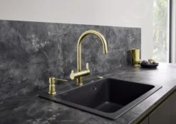 Blanco Accessoires - Spülmittelspender Lato, Satin Gold 526699 -Geschäft Für Küchenarmaturen d41b985d216569ae74315ac8