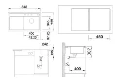 Blanco Zenar 45 - Silgranitspüle, 848x498 Mm, Mit Ablaufbedienung, InFino, Weiß 523836 -Geschäft Für Küchenarmaturen d80d027553bebcca0ed828b2