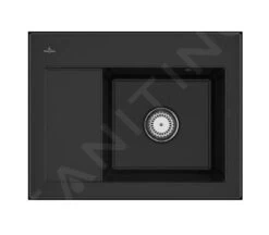 Villeroy & Boch Subway 45 - Keramikspüle, 65x51 Cm, CeramicPlus, Chromit 331301J0