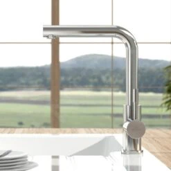 Villeroy & Boch Modern Steel - Spültischarmatur, Edelstahl Poliert 966801LE -Geschäft Für Küchenarmaturen de3546ff8d77b40953525c5a