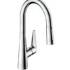 Hansgrohe Talis M51 - Spültischarmatur Talis, Mit Ausziehbarer Brause, SBox, EcoSmart, Verchromt 73876000