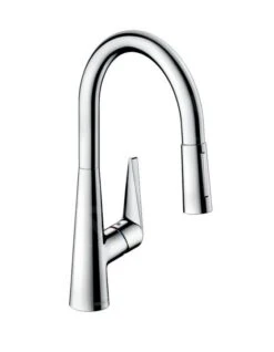 Hansgrohe Talis M51 - Spültischarmatur Talis, Mit Ausziehbarer Brause, SBox, EcoSmart, Verchromt 73876000