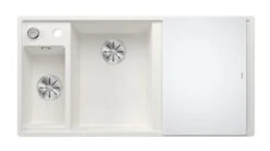 Blanco Axia III 6 - Silgranitspüle, 1000x510 Mm, Mit Ablaufbedienung Und Zubehör, InFino, Weiß 524657 -Geschäft Für Küchenarmaturen e3817f796fb3f7d895263c0f