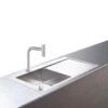 Hansgrohe Abwäschen - Spülen- Und Armaturenset C71-F450-12, Edelstahloptik 43230800