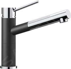 Blanco Alta S - Küchenarmatur Mit Ausziehbarem Anschluss, Anthrazit/Chrom 515333