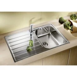 Blanco Livit 45 - Spüle, 860x500 Mm, Gebürsteter Edelstahl 514786 -Geschäft Für Küchenarmaturen eca09b3359524cbda5c05a77