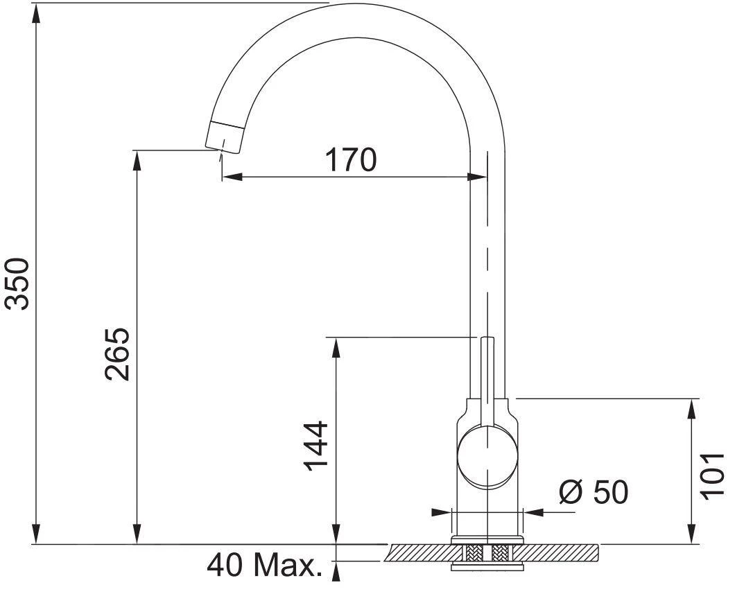 Franke Sets - Set G245, Fragranitspüle MRG 610-52 RTL Und Armatur FP 9000.084, Grauer Stein 114.0675.639 3 Franke Sets - Set G245, Fragranitspüle MRG 610-52 RTL Und Armatur FP 9000.084, Grauer Stein 114.0675.639 – Bild 3