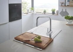 Grohe Minta - Spültischarmatur Mit Ausziehbarer Geschirrbrause, SuperSteel 32322DC2 -Geschäft Für Küchenarmaturen ef0f3f055d5e32464c54511f