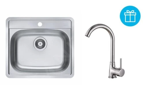 Alveus Sets - Spüle-Set More 10 Und Armatur Karina + Geschenk, Chrom SETA740 -Geschäft Für Küchenarmaturen efcb041659e7dd72eb80408c