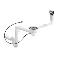 Hansgrohe Ablaufgarnituren - Automatische Ab- Und Überlaufgarnitur Für Granitspülbecken Select, Verchromt 43947000