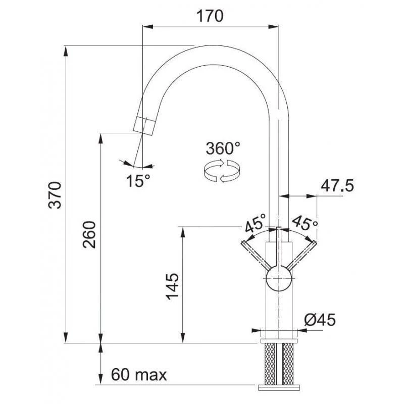 Franke Sets - Küchenset G115, Fragranitspüle BSG 611-62, Onyx + Armatur FP 0408.031, Chrom 114.0440.626 3 Franke Sets - Küchenset G115, Fragranitspüle BSG 611-62, Onyx + Armatur FP 0408.031, Chrom 114.0440.626 – Bild 3