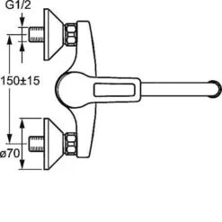Hansa Twist - Spültisch-Einhebelmischer, Wandmontage, Chrom 09692195 -Geschäft Für Küchenarmaturen fc06c55e9c0e6f19b9959778